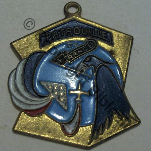 A0998NH  PORTE CLEF PATROUILLE FRANCE Dos grenu souvent bricole en insigne FAUX Src.zoupat 35EurInv 